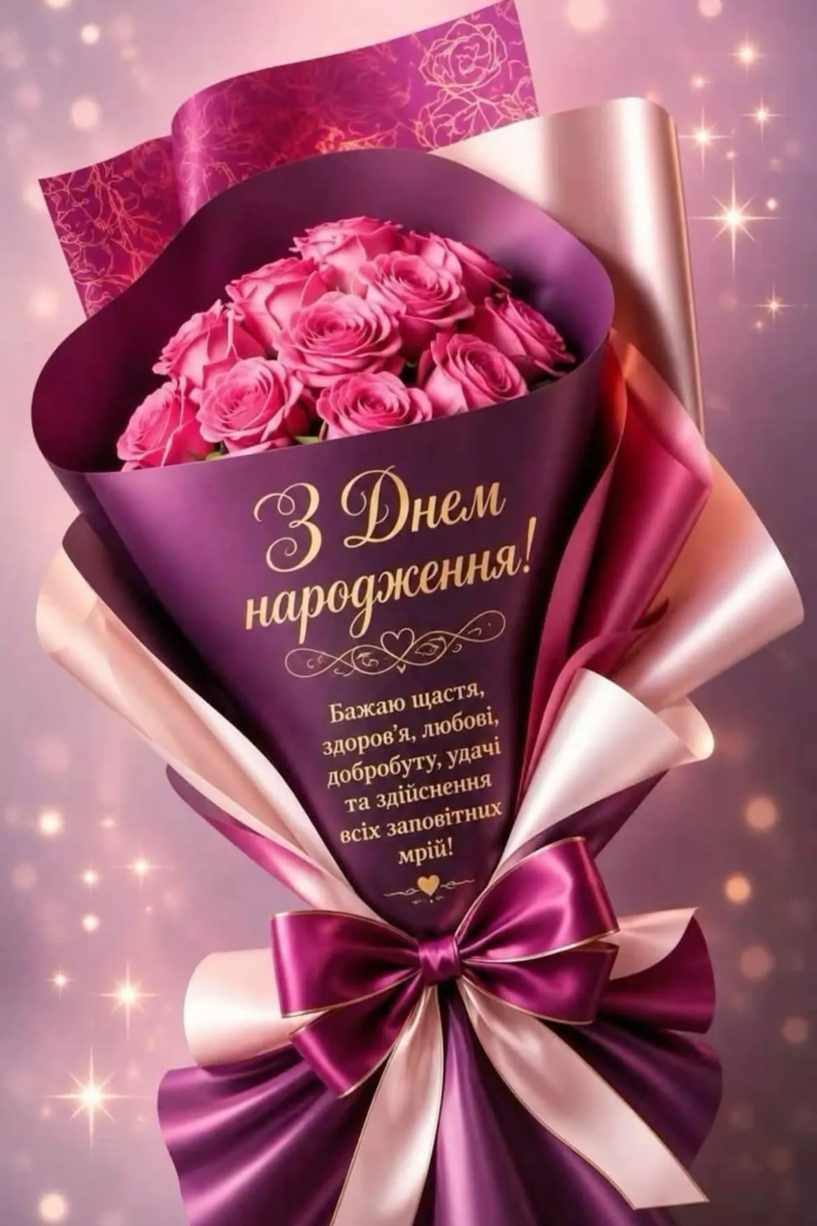 Оригінальна картинка з днем народження жінці - з ніжними побажаннями, для особливої людини Оригінальна картинка з днем народження жінці - з ніжними побажаннями, для особливої людини